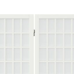Berkfield Home Folding 5-Panel Room Divider Japanese Style 200x170 cm White - thumbnail 5