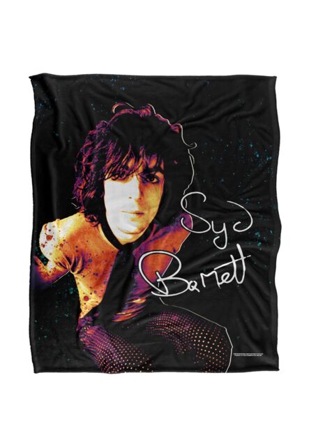 Syd Barrett Syd Barret Neon Splatter Silky Touch Super Soft Throw Blanket 152 X 127 cm in White - image 1