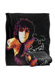 Syd Barrett Syd Barret Neon Splatter Silky Touch Super Soft Throw Blanket 152 X 127 cm in White - thumbnail 2