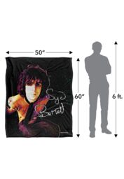 Syd Barrett Syd Barret Neon Splatter Silky Touch Super Soft Throw Blanket 152 X 127 cm in White - thumbnail 5