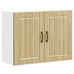 Berkfield Home Kitchen Wall Cabinet Lucca Sonoma Oak Engineered Wood in Brown - thumbnail 1