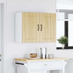 Berkfield Home Kitchen Wall Cabinet Lucca Sonoma Oak Engineered Wood in Brown - thumbnail 2