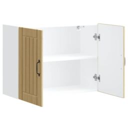 Berkfield Home Kitchen Wall Cabinet Lucca Sonoma Oak Engineered Wood in Brown - thumbnail 5
