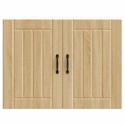 Berkfield Home Kitchen Wall Cabinet Lucca Sonoma Oak Engineered Wood in Brown - thumbnail 4