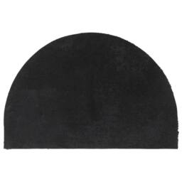 Berkfield Home Door Mat Black Half Round 40x60 cm Tufted Coir - thumbnail 2