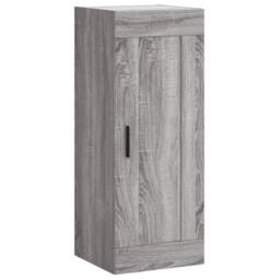 Berkfield Home Highboard Grey Sonoma 34.5x34x180 cm Engineered Wood - thumbnail 8