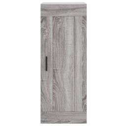 Berkfield Home Highboard Grey Sonoma 34.5x34x180 cm Engineered Wood - thumbnail 7