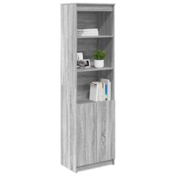Berkfield Home Highboard Grey Sonoma 50x35x180 cm Engineered Wood - Size: 50 x 35 x 180 cm - thumbnail 4