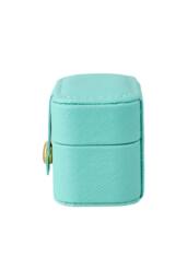 SHEONLY Women's Portable Mini Ring Holder Storage Box in Turquoise - thumbnail 4