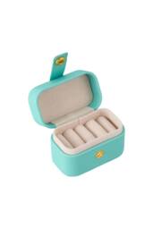 SHEONLY Women's Portable Mini Ring Holder Storage Box in Turquoise - thumbnail 3