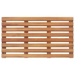 Berkfield Home Durable Bath Mats 2 pcs Solid Acacia Wood 56x37 cm in Brown - thumbnail 4