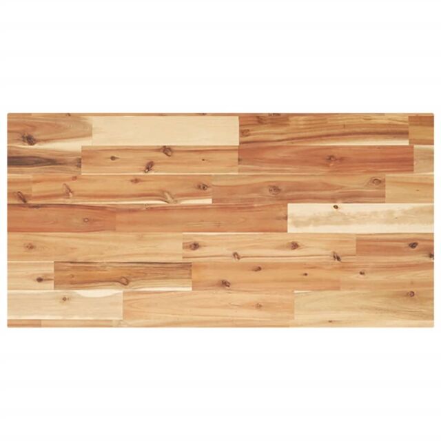 Berkfield Home Bathroom Vanity Top Oil Finished 120x40x2 cm Solid Wood Acacia in Brown - Size: 120 x 40 x 2 cm - image 1