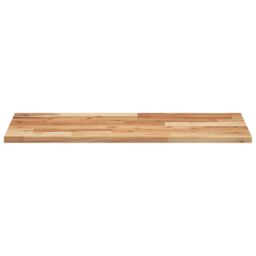 Berkfield Home Bathroom Vanity Top Oil Finished 120x40x2 cm Solid Wood Acacia in Brown - Size: 120 x 40 x 2 cm - thumbnail 3
