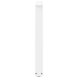 Berkfield Home Dining Table Legs V-Shape 3 pcs White 80x(72-73.3) cm Steel - thumbnail 6
