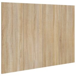 Berkfield Home Bed Headboard Sonoma Oak 120x1.5x80 cm Engineered Wood in Brown - thumbnail 2
