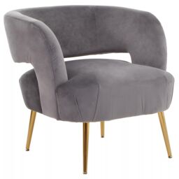 Orsina Larissa Chair in Grey - thumbnail 2