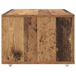 Berkfield Home Traditional Drawer Cabinet Old wood Particle board Medium Drawer in Brown - thumbnail 7