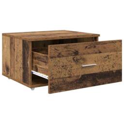 Berkfield Home Traditional Drawer Cabinet Old wood Particle board Medium Drawer in Brown - thumbnail 5