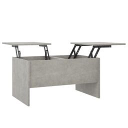Berkfield Home Coffee Table Concrete Grey 80x50x42.5 cm Engineered Wood - thumbnail 2