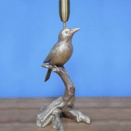 Gifts Direct 2 U Metallic Brass Bird Candle Holder in Metallic Gold - thumbnail 2