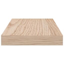 Berkfield Home Floating Shelf 80x23.5x4 cm Engineered Wood in Brown - thumbnail 4