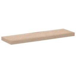 Berkfield Home Floating Shelf 80x23.5x4 cm Engineered Wood in Brown - thumbnail 2