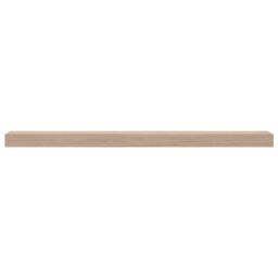 Berkfield Home Floating Shelf 80x23.5x4 cm Engineered Wood in Brown - thumbnail 3