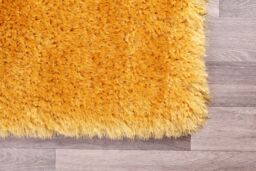 The Rug Shop UK Yellow Handmade Luxurious Easy to clean Plain Rug - Size: 160 cm x 230 cm - thumbnail 4