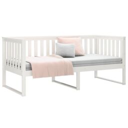 Berkfield Home Day Bed White 90x200 cm Solid Wood Pine - thumbnail 6