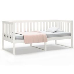 Berkfield Home Day Bed White 90x200 cm Solid Wood Pine - thumbnail 2