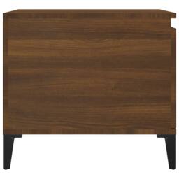 Berkfield Home Coffee Table Brown Oak 100x50x45 cm Engineered Wood - Size: 100 x 50 x 45 cm - thumbnail 7