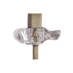 Netlighting Akira Table Lamp 1 Light E14 Antique Brass With Cream Shade - thumbnail 3