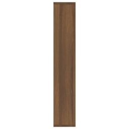 Berkfield Home Wall Shelf Brown Oak 36x16x90 cm Engineered Wood - Size: 36 x 16 x 90 cm - thumbnail 5