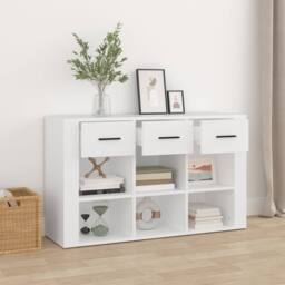 Berkfield Home Sideboard White 100x30x59.5 cm Engineered Wood - thumbnail 3