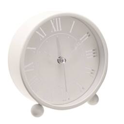HOMETIME Metal Alarm Clock White - thumbnail 2