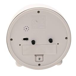HOMETIME Metal Alarm Clock White - thumbnail 4
