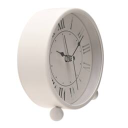 HOMETIME Metal Alarm Clock White - thumbnail 3