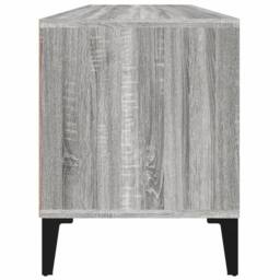 Berkfield Home TV Cabinet Grey Sonoma 100x34.5x44.5 cm Engineered Wood - thumbnail 7