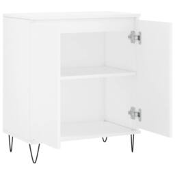 Berkfield Home Sideboard White 60x35x70 cm Engineered Wood - Size: 60 x 35 x 70 cm - thumbnail 6