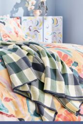 Ted Baker 'House Check' Cotton Throw - Size: 150 cm × 200 cm - thumbnail 2