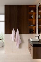 Ted Baker 'TB Plain Dye' Cotton Towel in Pink - thumbnail 2