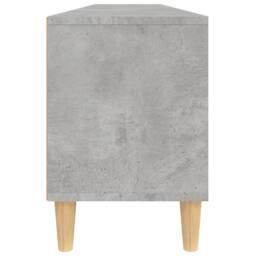 Berkfield Home TV Cabinet Concrete Grey 150x30x44.5 cm Engineered Wood - thumbnail 8