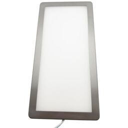Loops 3x BRUSHED NICKEL Ultra-Slim Rectangle Under Cabinet Kitchen Light & Driver Kit - Warm White Diffused LED in Metallics - thumbnail 4