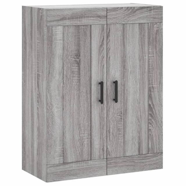 Berkfield Home Wall Mounted Cabinet Grey Sonoma 69.5x34x90 cm Engineered Wood - image 1