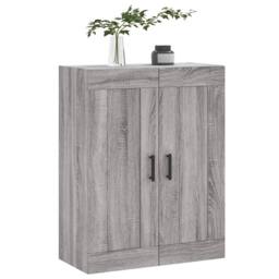 Berkfield Home Wall Mounted Cabinet Grey Sonoma 69.5x34x90 cm Engineered Wood - thumbnail 4