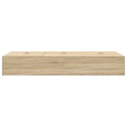 Berkfield Home Storage Bed Frame Sonoma Oak 90x200 cm in Beige - thumbnail 7