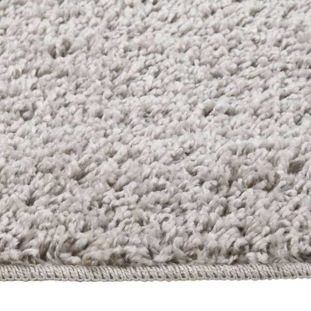 Berkfield Home Shaggy Rug Light Grey 80x150 cm Anti Slip - Size: 100 cm diameter - image 1