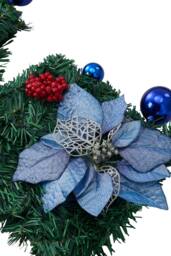 Garden Sanctuary 2.7m Artificial Christmas Garland Decorations with LED Lights - thumbnail 6