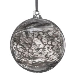 Sienna Glass Silver Wedding Anniversary Gift Friendship Ball