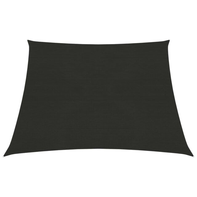 Berkfield Home Sunshade Sail 160 g/m ² Black 3/4x2 m HDPE - image 1